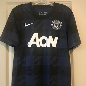 Checkered Manchester United shirt